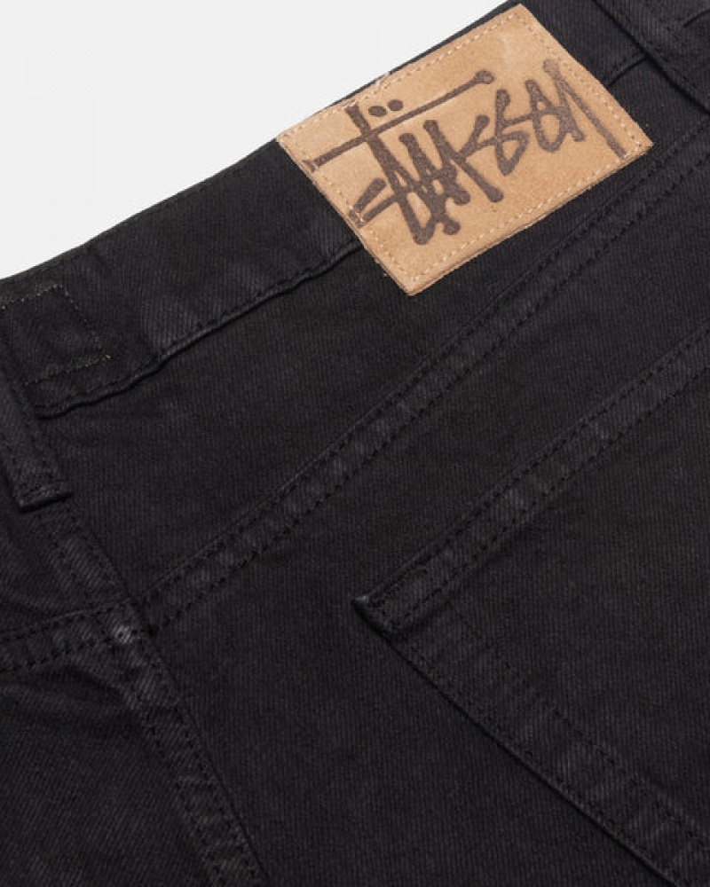 Stussy Big Ol' Jean Overdyed Bukse Dame Svarte Norge | NCW-2584