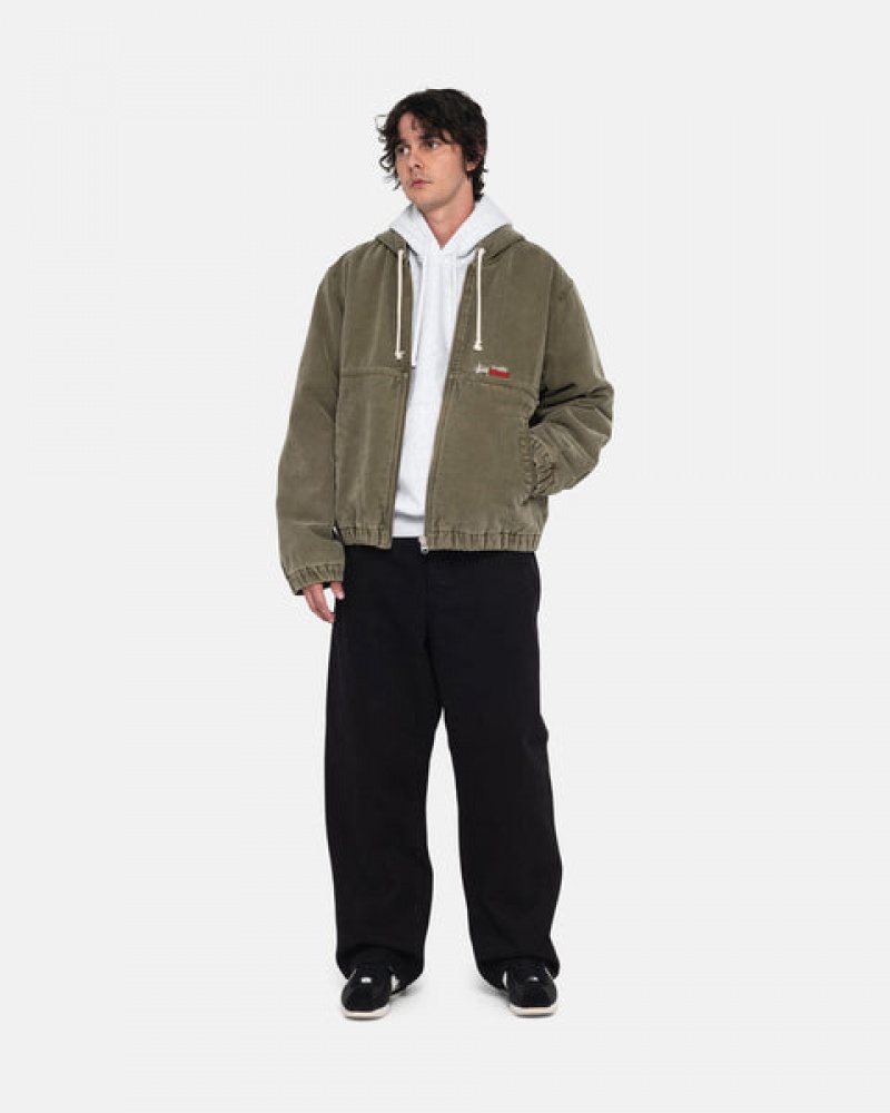 Stussy Big Ol' Jean Overdyed Bukse Dame Svarte Norge | NCW-2584