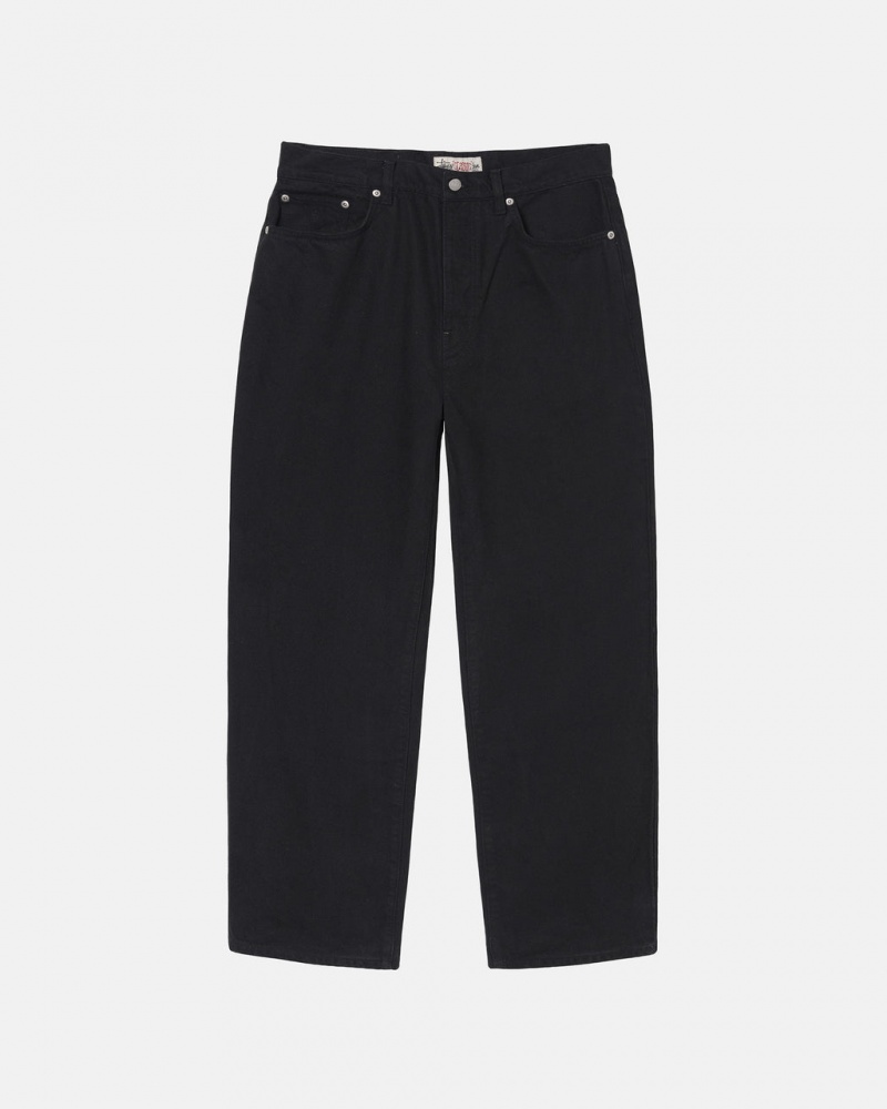 Stussy Big Ol\' Jean Overdyed Bukse Dame Svarte Norge | NCW-2584