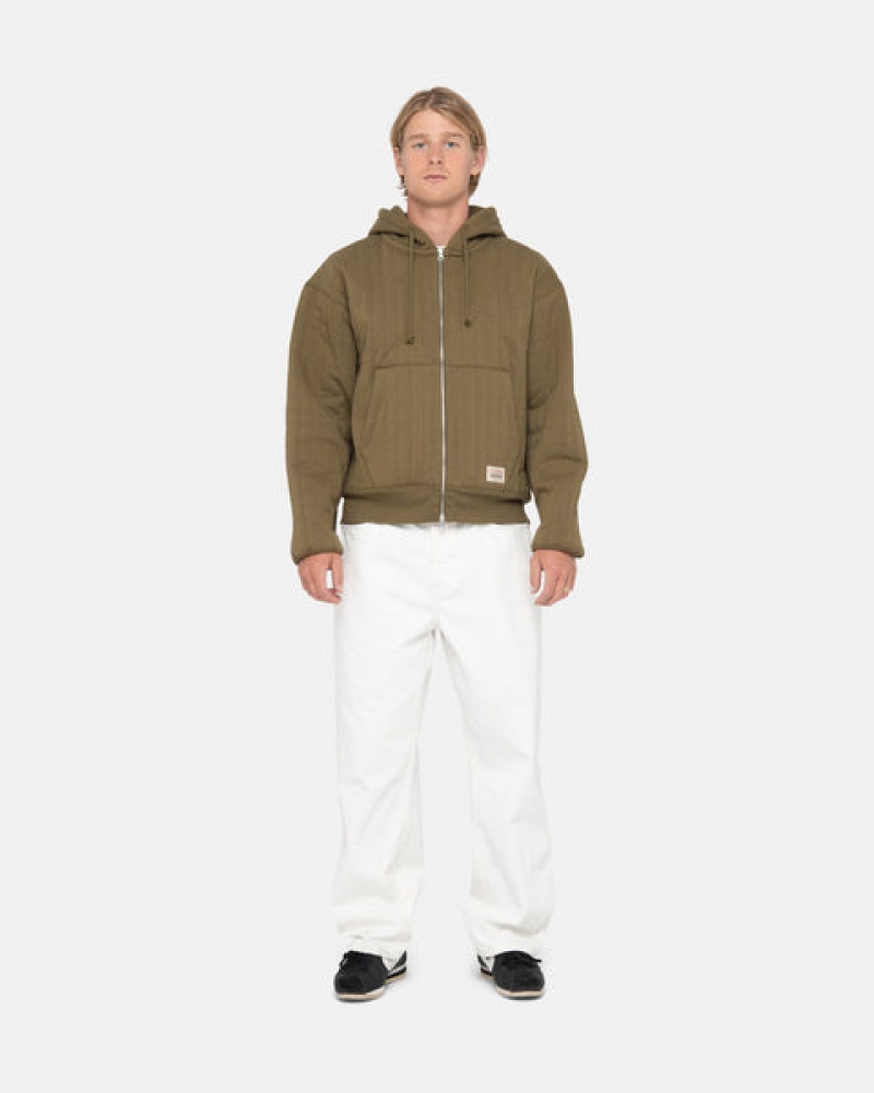 Stussy Big Ol' Jean Overdyed Bukse Herre Beige Norge | IOP-7956