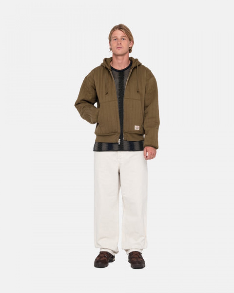 Stussy Big Ol' Jean Washed Canvas Bukse Herre Beige Norge | LWP-3155