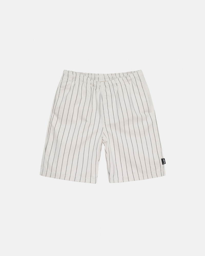 Stussy Brushed Beach Kort Shorts Dame Beige Norge | IVD-7837