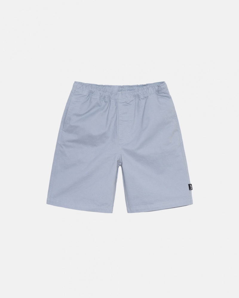 Stussy Brushed Beach Kort Shorts Dame Blå Norge | WBU-6046