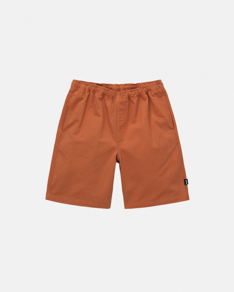 Stussy Brushed Beach Kort Shorts Dame Brune Norge | ILT-6933