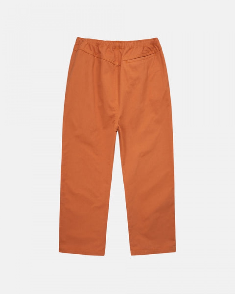 Stussy Brushed Beach Pant Bukse Dame Brune Norge | GYU-1445