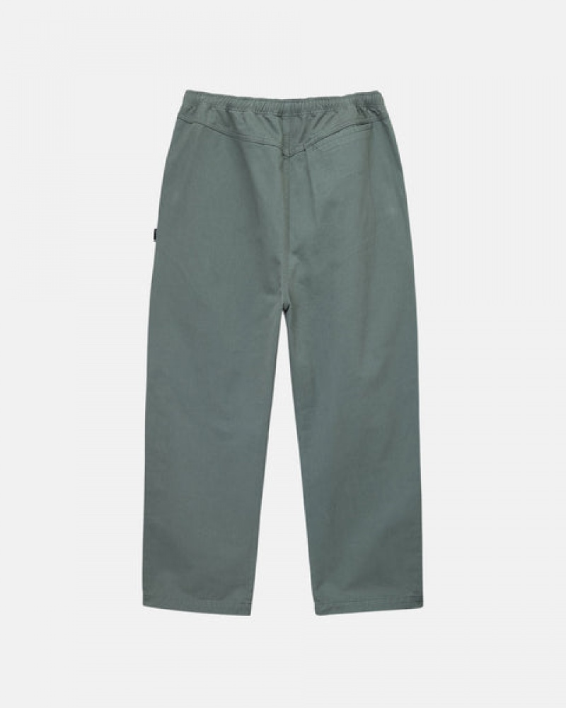 Stussy Brushed Beach Pant Bukse Dame Grønn Norge | VJD-0382