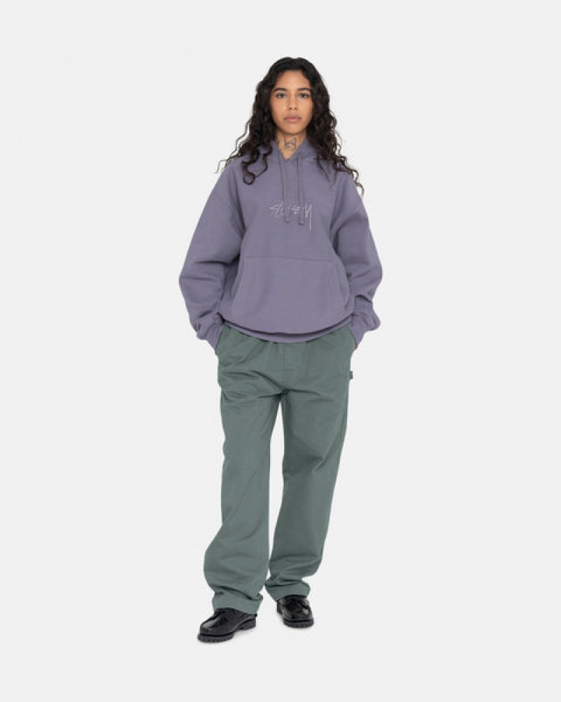 Stussy Brushed Beach Pant Bukse Dame Grønn Norge | VJD-0382