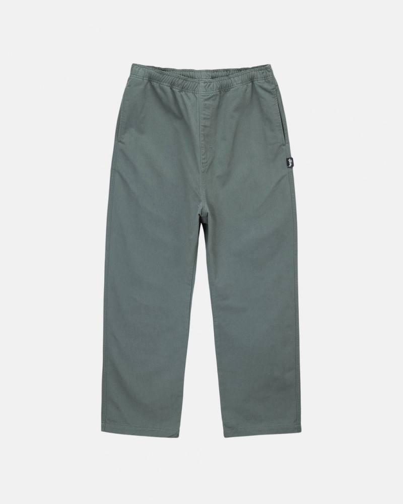 Stussy Brushed Beach Pant Bukse Dame Grønn Norge | VJD-0382