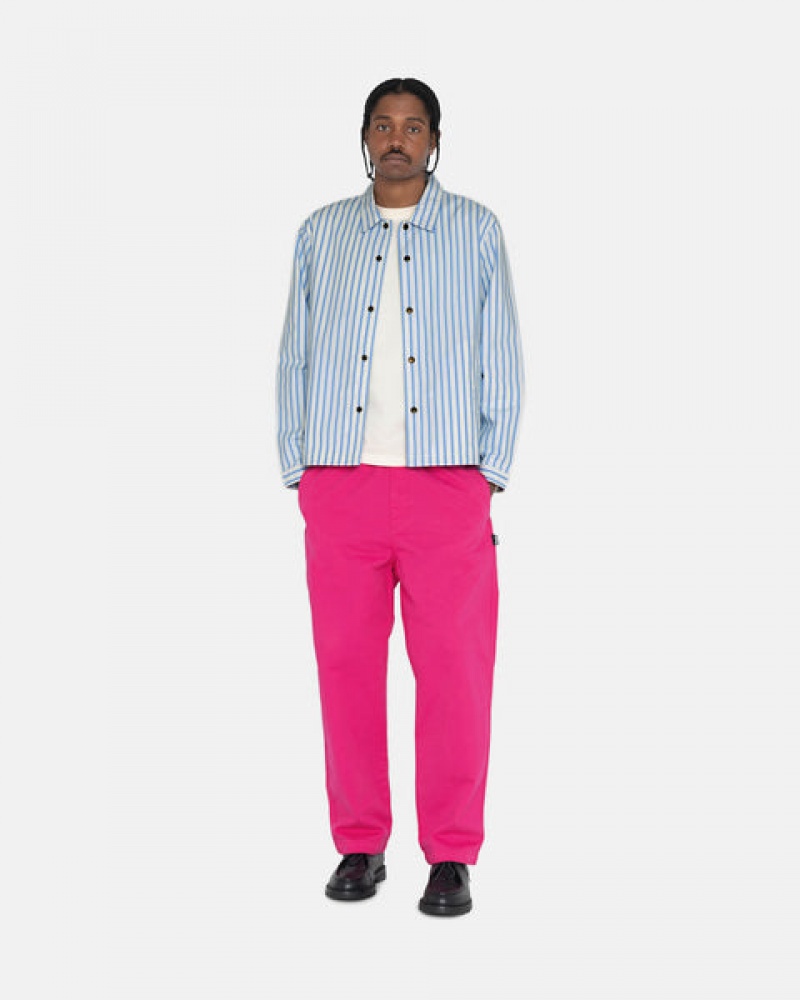 Stussy Brushed Beach Pant Bukse Dame Rosa Norge | RQC-2522