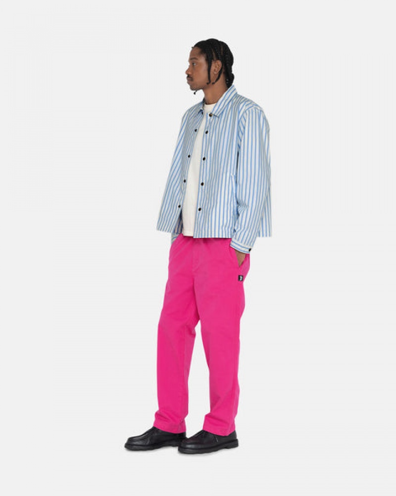 Stussy Brushed Beach Pant Bukse Dame Rosa Norge | RQC-2522