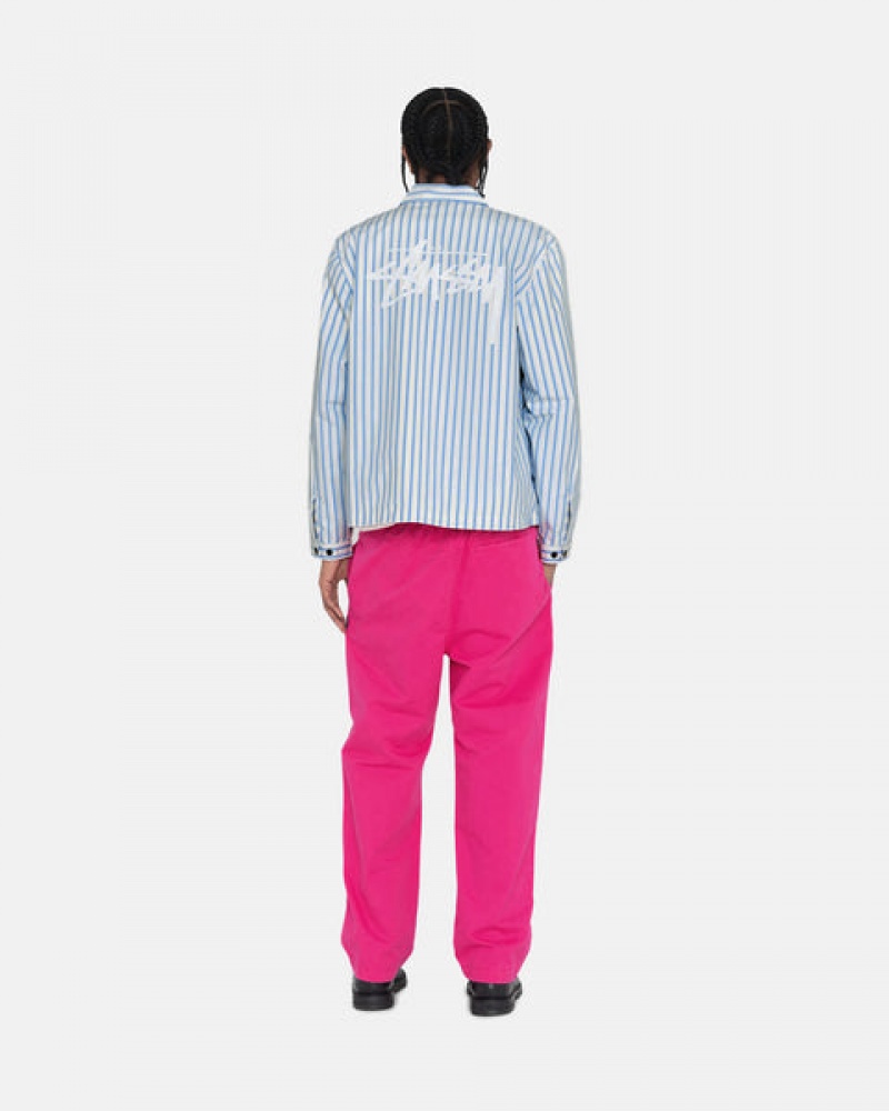 Stussy Brushed Beach Pant Bukse Dame Rosa Norge | RQC-2522