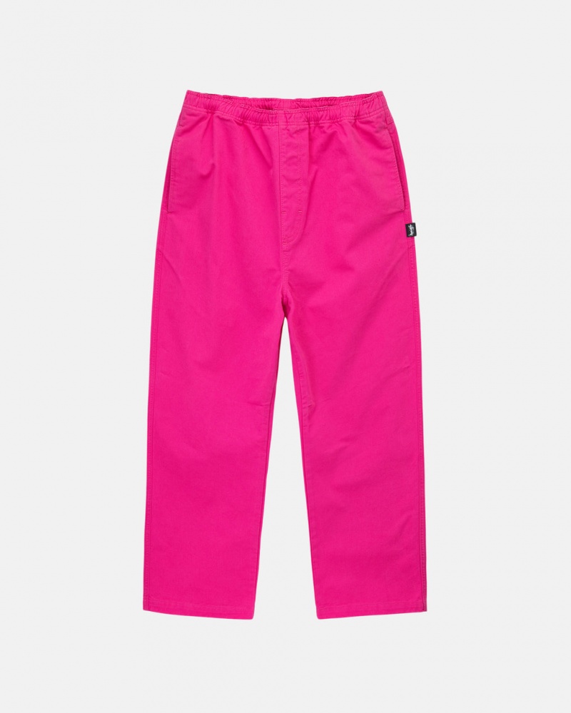 Stussy Brushed Beach Pant Bukse Dame Rosa Norge | RQC-2522