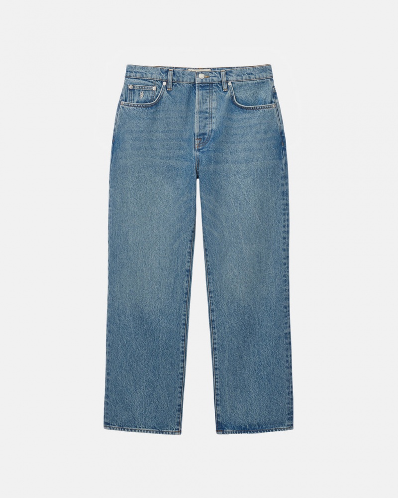 Stussy Classic Jean Denim Bukse Dame Blå Norge | FGN-3437