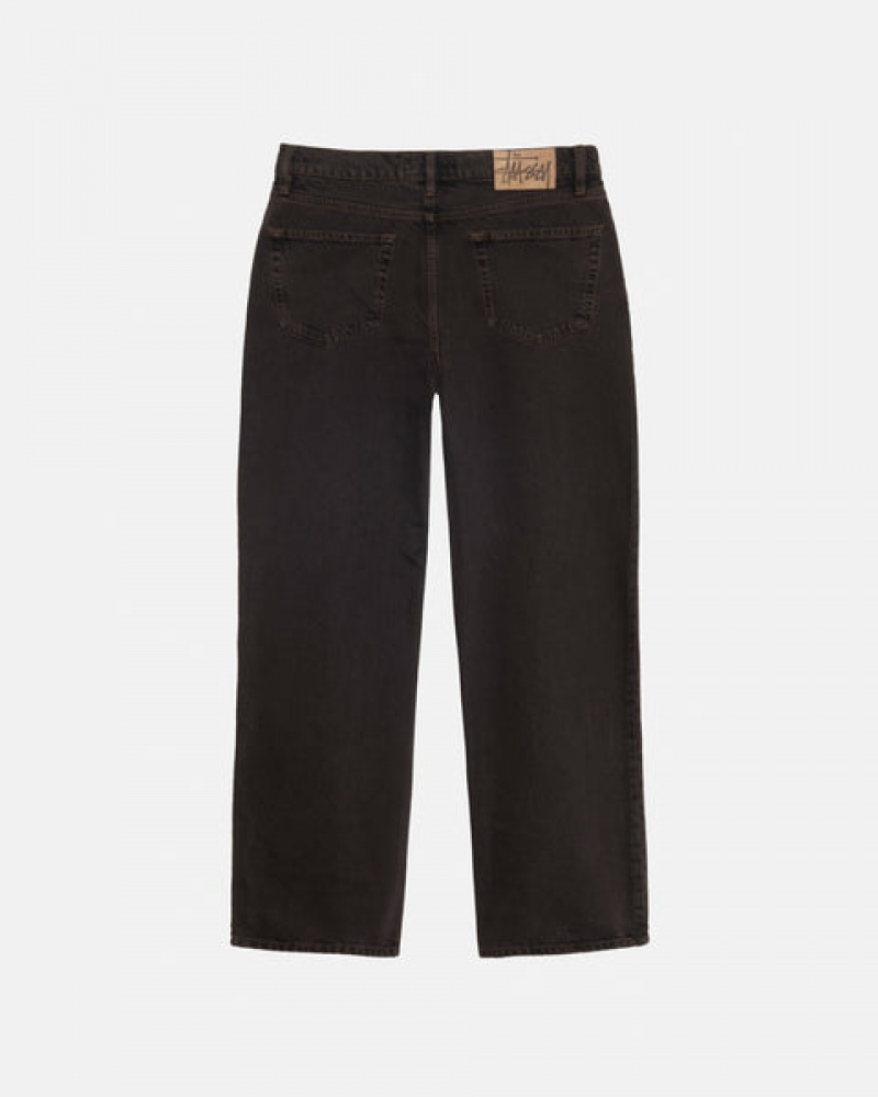 Stussy Classic Jean Denim Bukse Dame Svarte Norge | MKW-7622