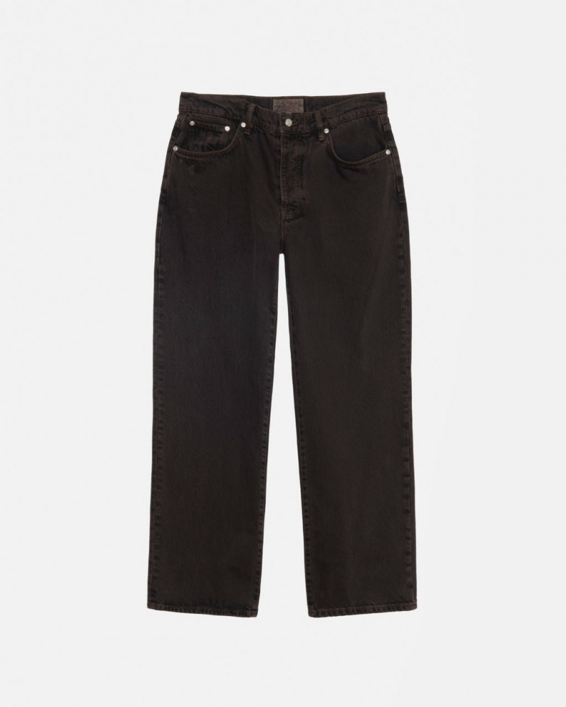 Stussy Classic Jean Denim Bukse Dame Svarte Norge | MKW-7622