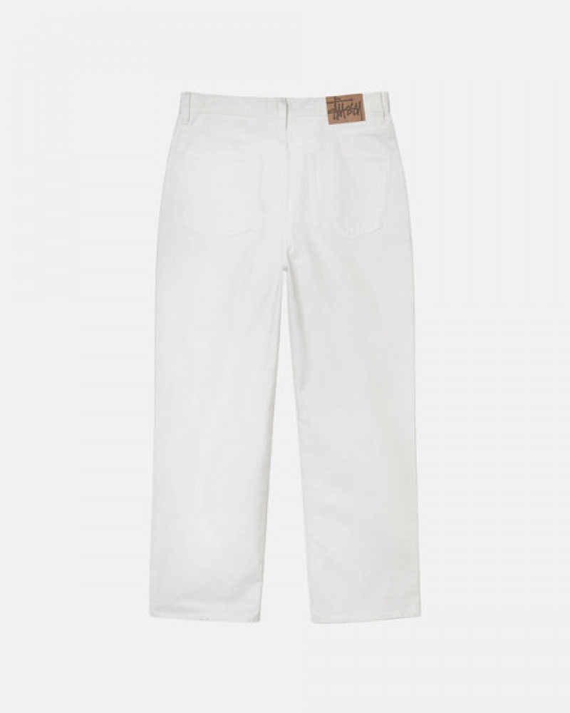 Stussy Classic Jean Overdyed Bukse Dame Beige Norge | PPD-1906