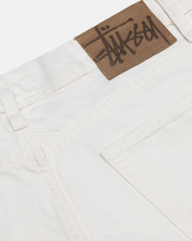 Stussy Classic Jean Overdyed Bukse Dame Beige Norge | PPD-1906