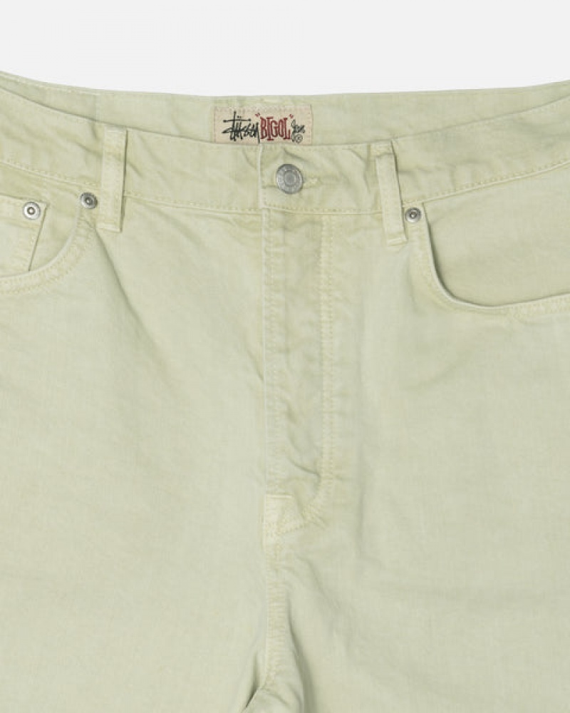 Stussy Double Dye Big 'Ol Jeans Bukse Dame Pisket Krem Norge | YLC-6250