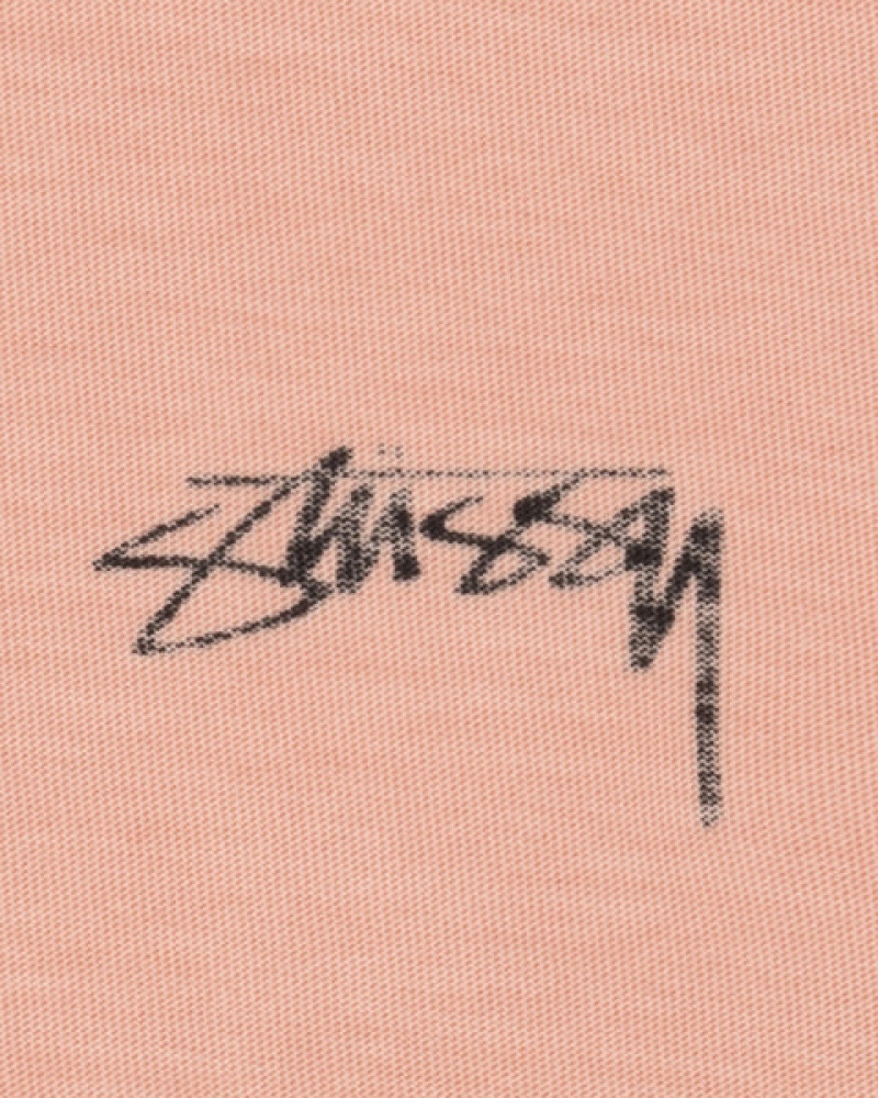 Stussy Lazy Ls Tee T Skjorte Dame Lyse Rosa Norge | IRD-0048