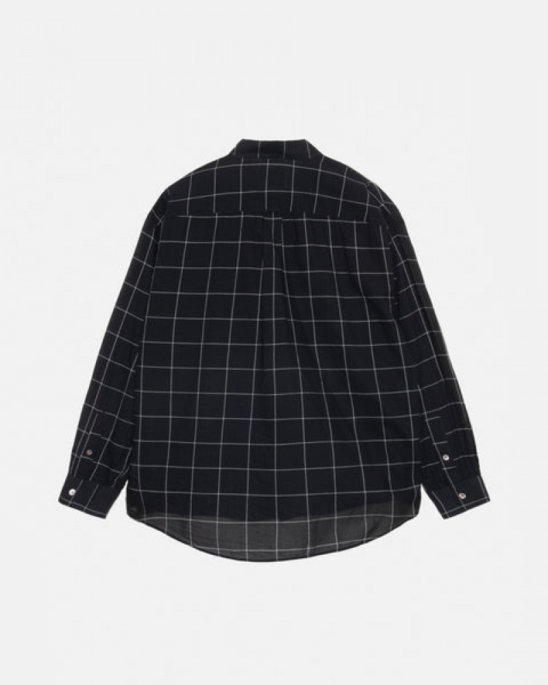 Stussy Light Weight Classic Shirt Skjorte Dame Svarte Norge | UFP-3455