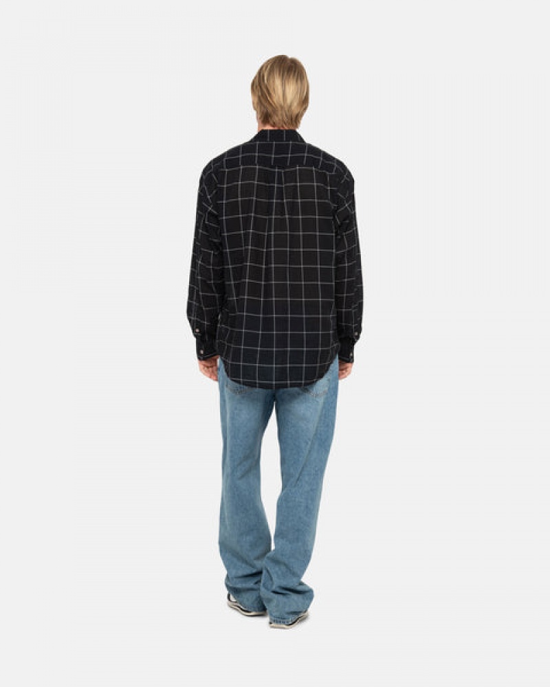 Stussy Light Weight Classic Shirt Skjorte Dame Svarte Norge | UFP-3455