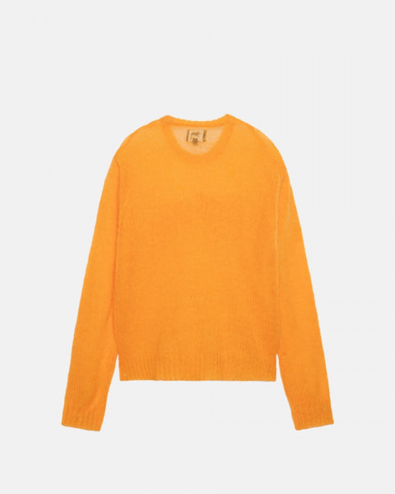 Stussy Loose Knit Genser Gensere Herre Oransje Norge | LOY-7193