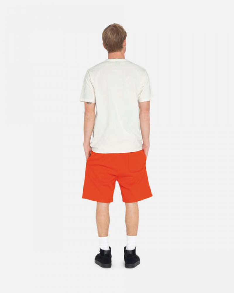 Stussy Overdyed Stock Logo Kort Gensere Dame Oransje Norge | PEW-4400