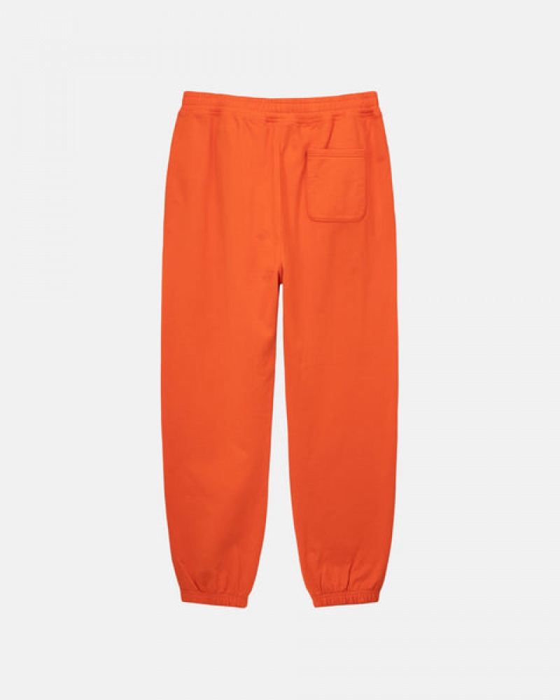 Stussy Overdyed Stock Logo Pant Gensere Dame Oransje Norge | HJX-1214