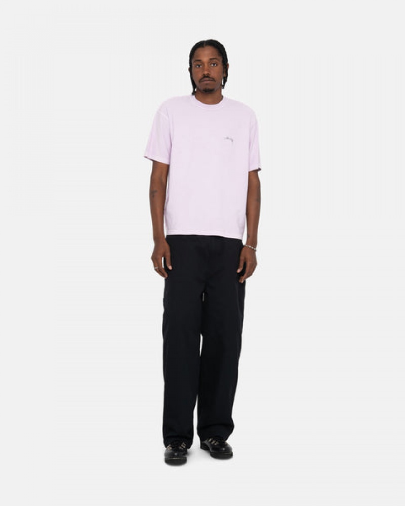 Stussy Pig. Dyed Inside Out Crew Topper Herre Lilla Norge | NOS-5180