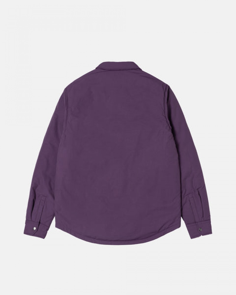 Stussy Polstret Tech Over Shirt Skjorte Herre Lilla Norge | OOZ-8473