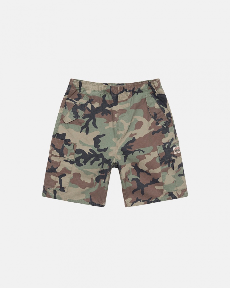 Stussy Ripstop Cargo Beach Kort Shorts Dame Camouflage Norge | GUQ-1693