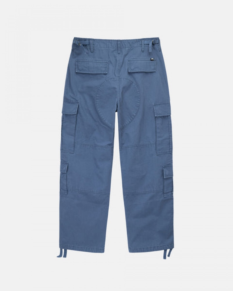 Stussy Ripstop Surplus Cargo Bukse Dame Blå Norge | CKR-5482