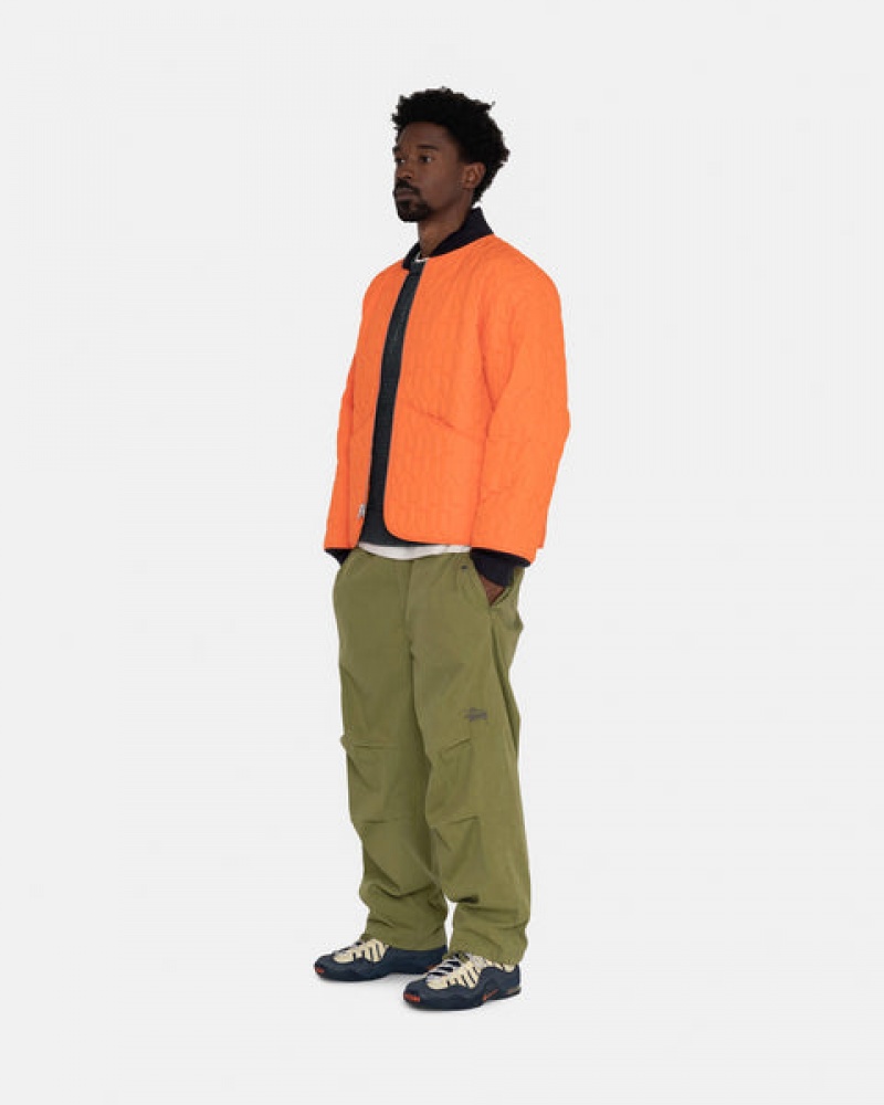 Stussy S Vattert Liner Jacket Jakker Dame Oransje Norge | LTI-4510