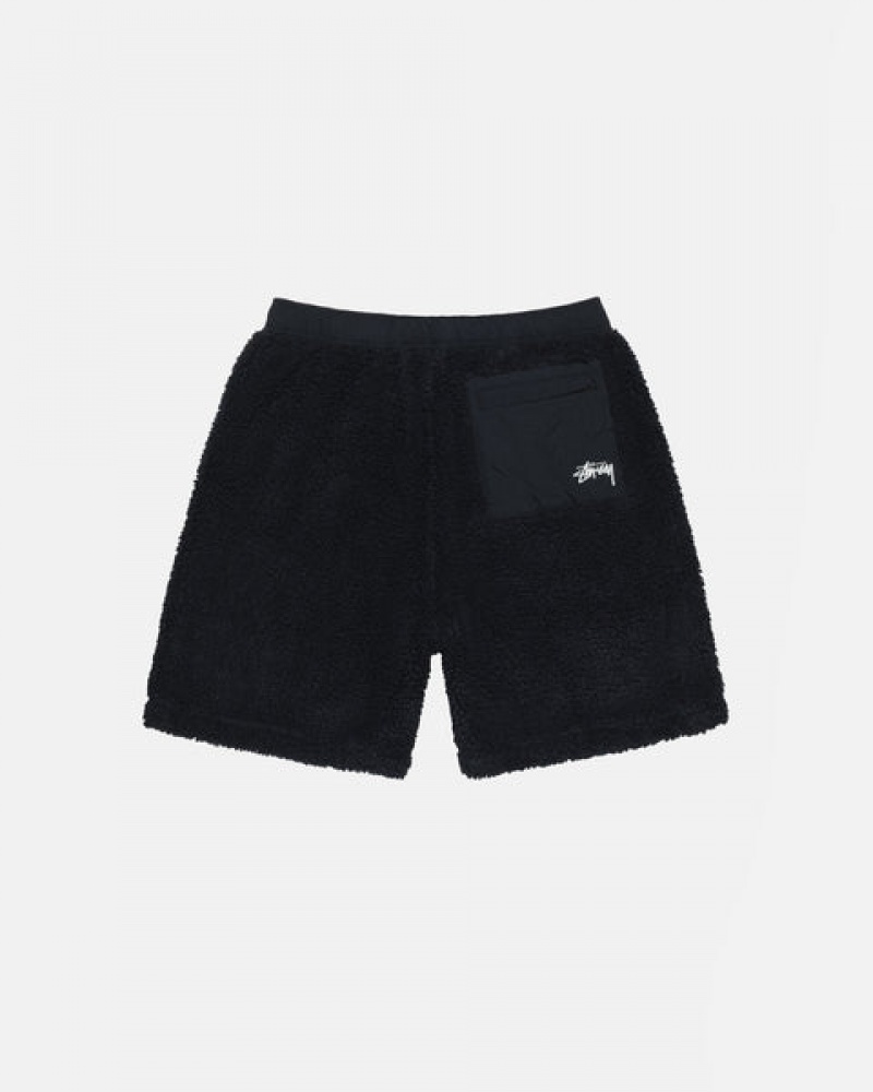 Stussy Sherpa Kort Shorts Herre Svarte Norge | TCB-5356