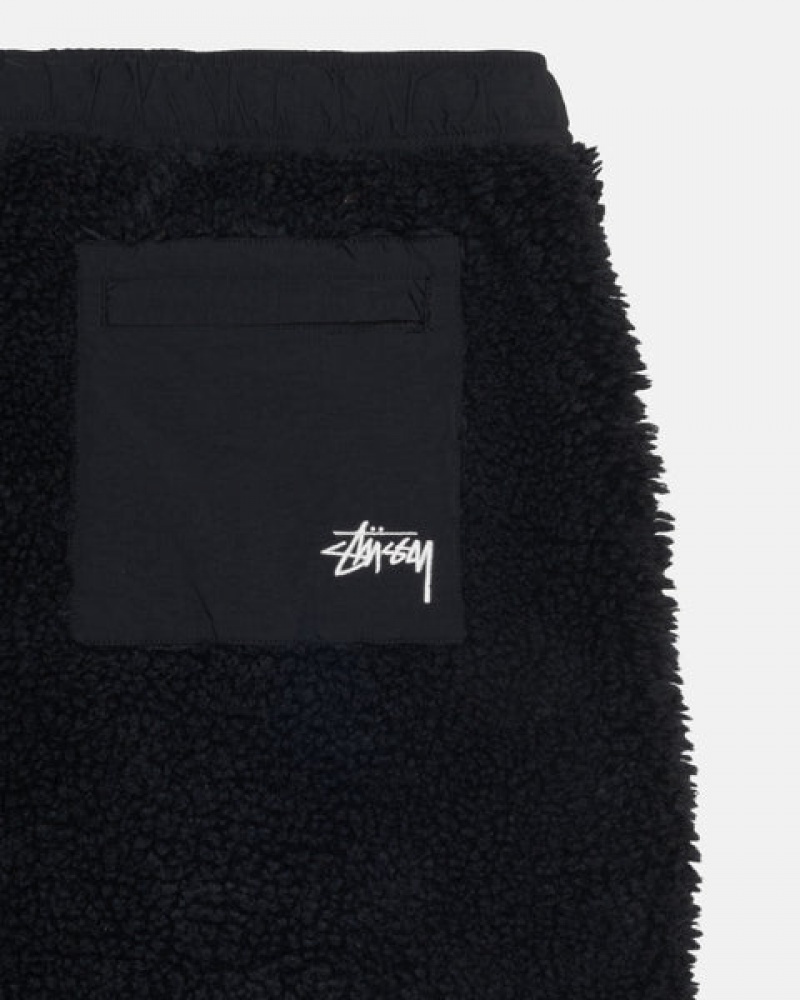 Stussy Sherpa Kort Shorts Herre Svarte Norge | TCB-5356