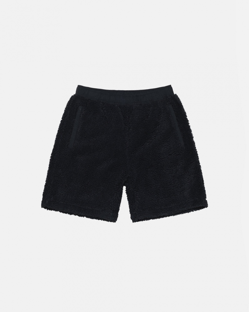 Stussy Sherpa Kort Shorts Herre Svarte Norge | TCB-5356