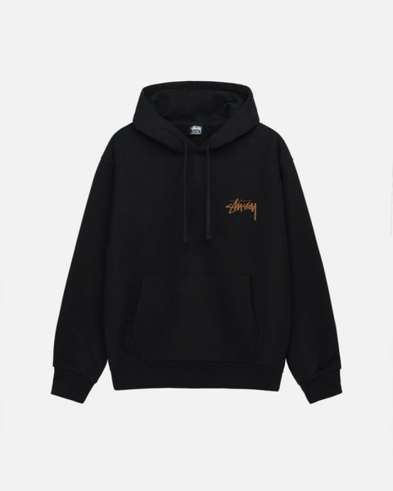 Stussy Skate Tough Hoodie Hettegenser Dame Svarte Norge | WXP-7176