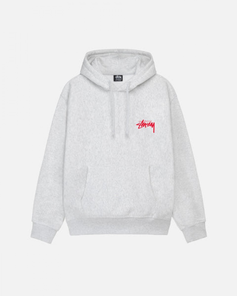 Stussy Skate Tough Hoodie Hettegenser Dame Grå Norge | SCJ-4821