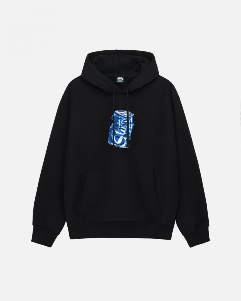 Stussy Soda Can Hoodie Hettegenser Dame Svarte Norge | BPL-6565