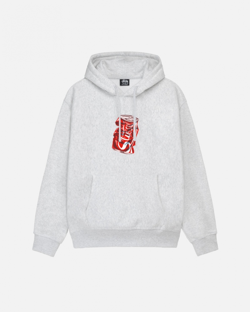 Stussy Soda Can Hoodie Hettegenser Dame Grå Norge | FBI-6788