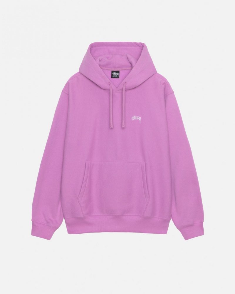 Stussy Stock Logo Hood Gensere Dame Lilla Norge | HQF-1442