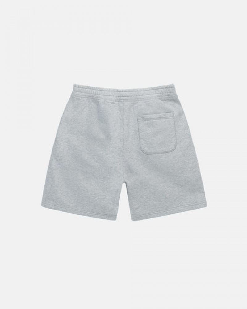 Stussy Stock Logo Sweat Kort Sweatshorts Herre Grå Norge | VGT-4345