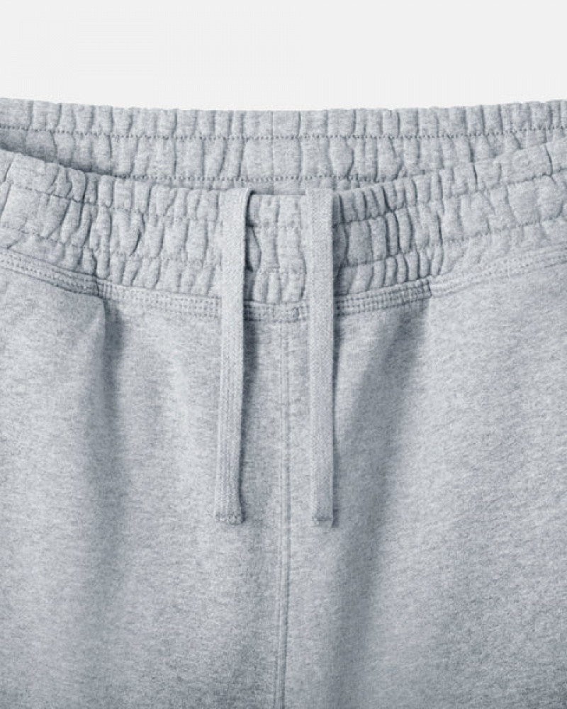 Stussy Stock Logo Sweat Kort Sweatshorts Herre Grå Norge | VGT-4345