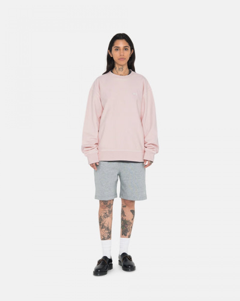 Stussy Stock Logo Sweat Kort Sweatshorts Herre Grå Norge | VGT-4345