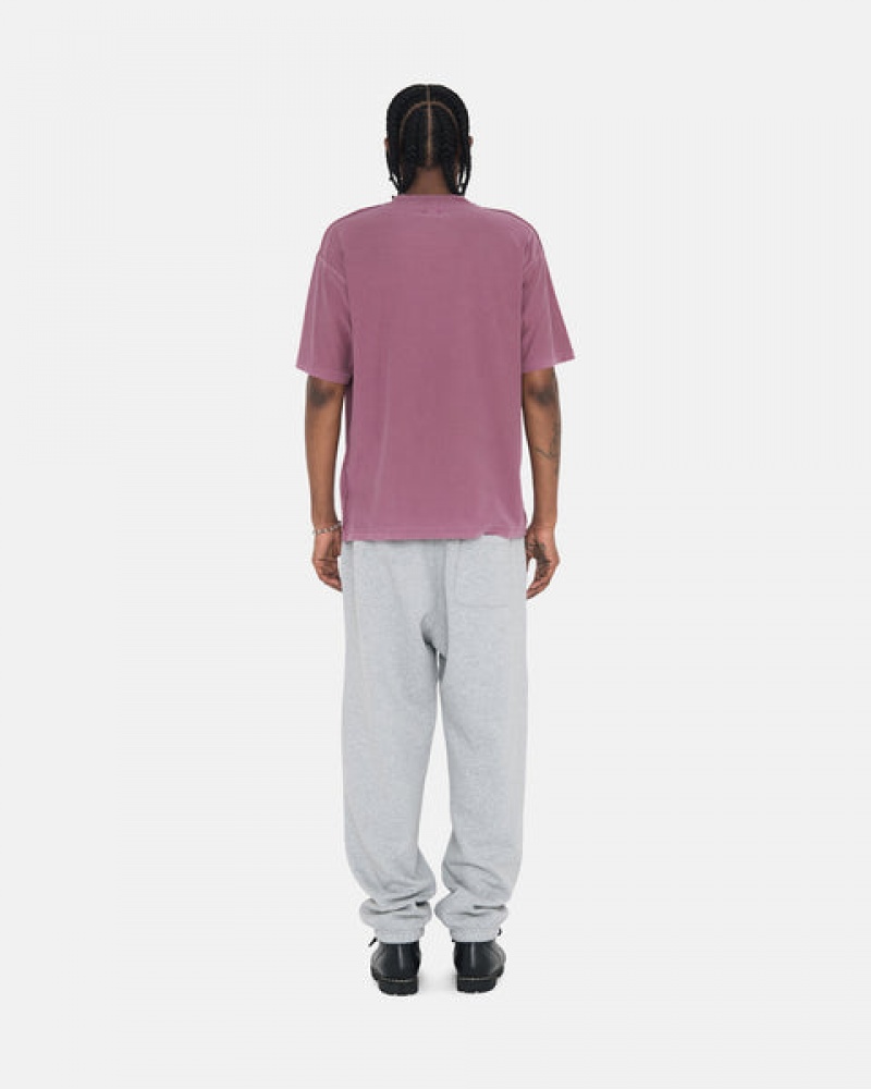 Stussy Stock Logo Sweatpant Joggebukser Herre Grå Norge | UJY-6050