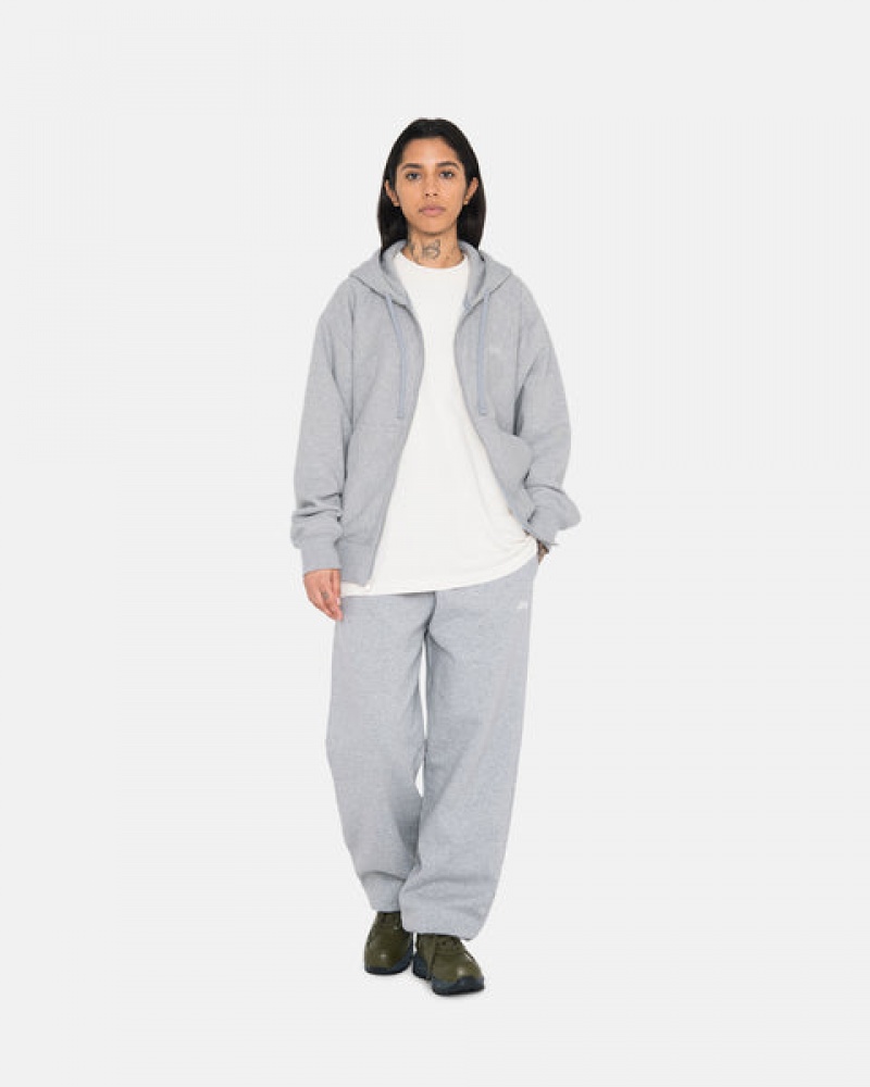 Stussy Stock Logo Sweatpant Joggebukser Herre Grå Norge | UJY-6050