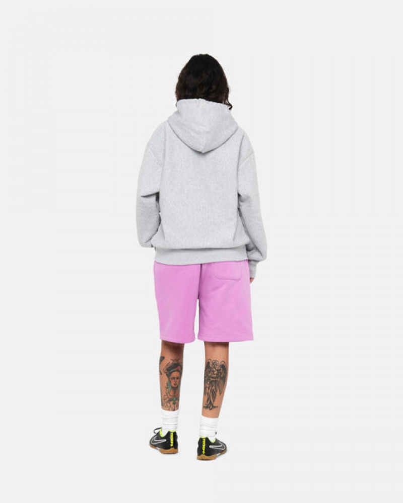 Stussy Stock Logo Sweatshort Shorts Dame Lilla Norge | UNA-9274