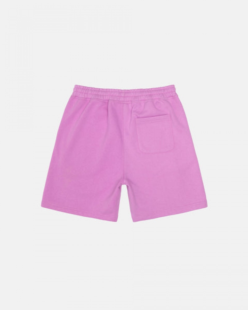 Stussy Stock Logo Sweatshort Shorts Dame Lilla Norge | UNA-9274