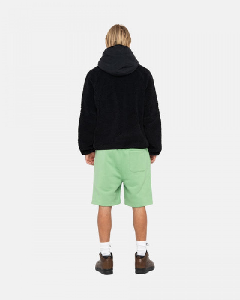 Stussy Stock Logo Sweatshort Sweatshorts Dame Grønn Norge | WPK-8754