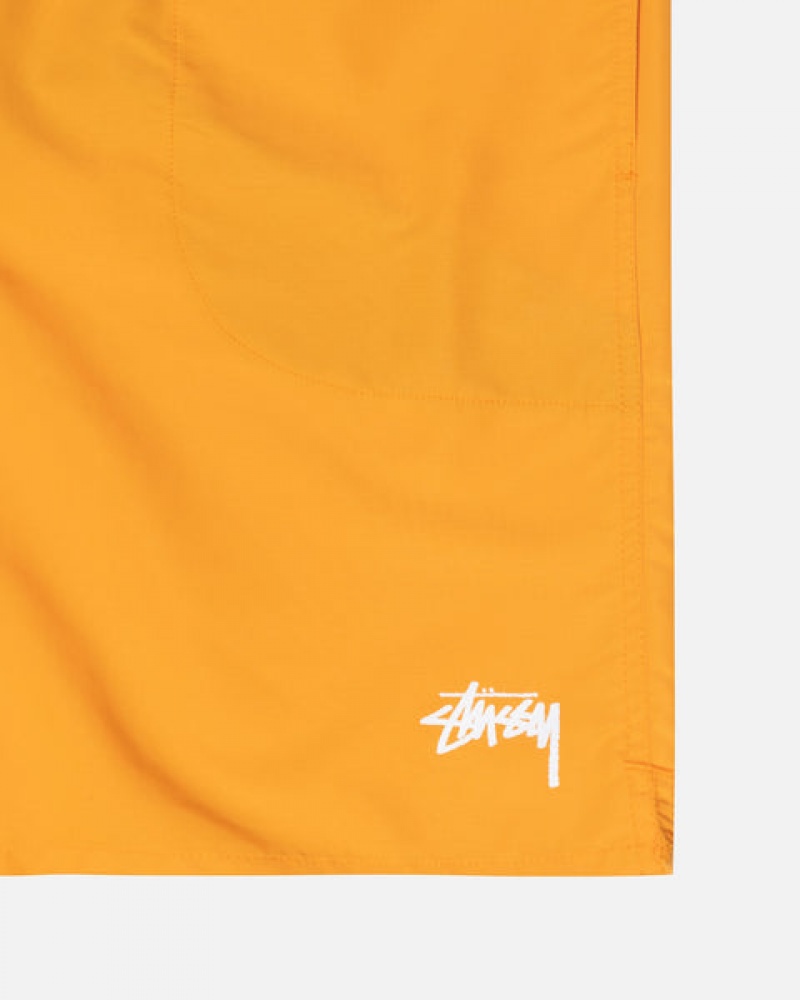 Stussy Stock Vann Kort Badetøy Dame Gul Norge | XDG-2486